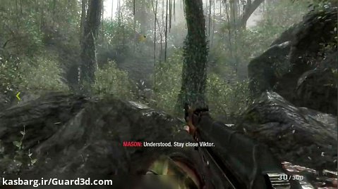 گیم پلی بازی Call of Duty Black Ops - جنگل های ویتنام - PC