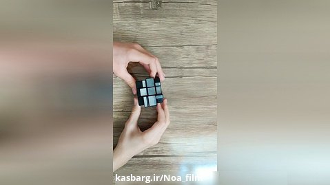 آموزش حل کردن مکعب روبیک 3*3  آینه ای (حجمی)- قسمت ۷