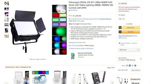 RGB Lights are getting cheaper پرژکتور نور فیلمبرداری