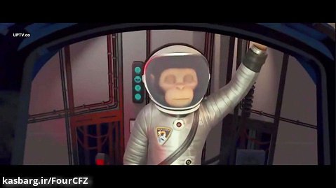انیمیشن میمون های فضایی با دوبله فارسی | Space Chimps 2008