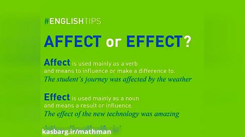affect or  effect