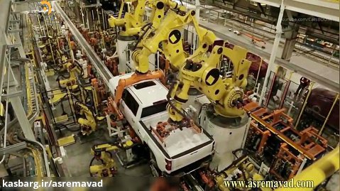خط تولید خودروی شورولت سیلورادو 2020 در چنرال موتورز آمریکا