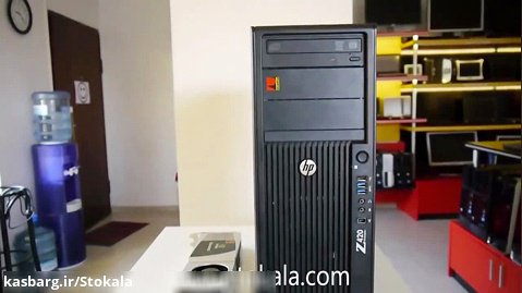 کیس HP Workstation Z420 A پردازنده Xeon گرافیک Nvidia