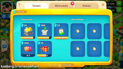 TOWNSHIP Collecting all Rewards from Gold pass