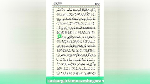 آموزش تصویری ترجمه و تدبر و تفسیر قرآن - سوره آل عمران - آیات 118 تا 120