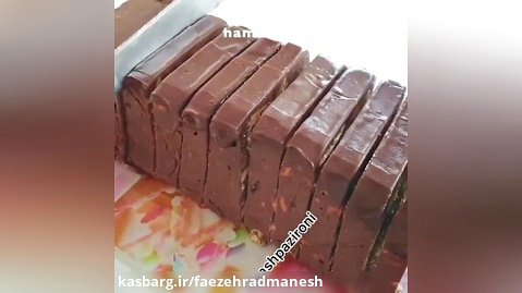 طرز تهیه کیک موزاییکی