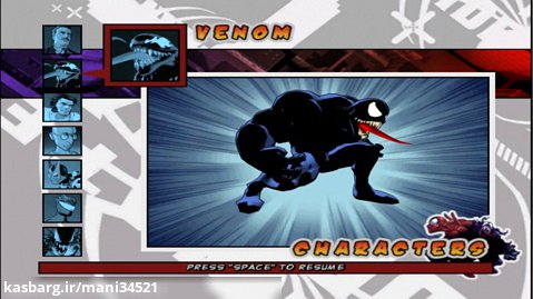 لباس Venom Unlimited برای بازی Ultimate Spider-Man
