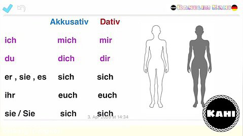 آموزش زبان آلمانى - درس30 - فعل هاى انعكاسى داتيو