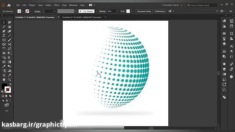 آموزش طراحی لوگو پیچیده در Adobe Illustrator CC