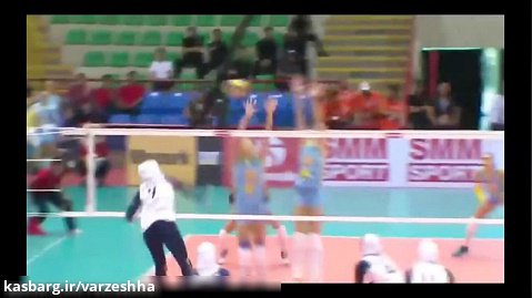 www.varzeshha.com منتخب والیبال زنان ایران و قزاقستان-اسیایی 2016