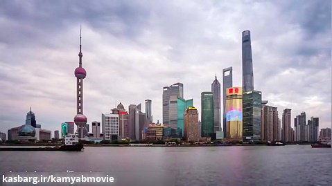 چشم اندازی زیبا از شهر شانگهای (چین)