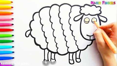 نقاشی گوسفند
