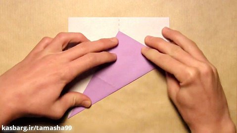 خلاقیت با کاغذ   آموزش ساخت یک اوریگامی زیبا برای مبتدیان   کاردستی20