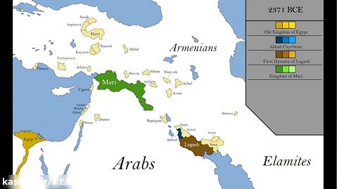 تدریس تاریخ - گسترش قبایل خاور میانه