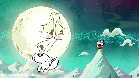 کارتون میکی موس - روی ماه