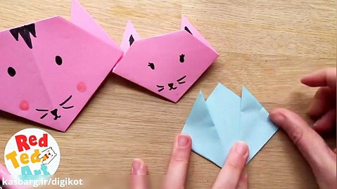 5 کاردستی کاغذی برای کودکان - صورت حیوانات