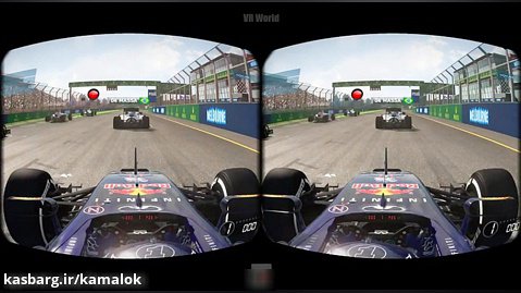 فیلم سه بعدی واقعیت مجازی - مسابقات اتومبیل رانی