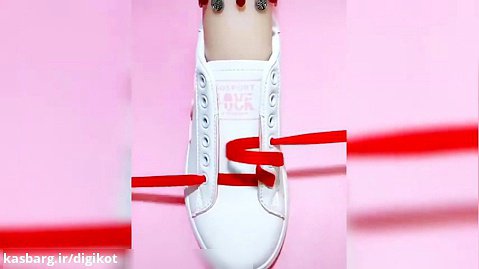 ترفندهای دخترانه برای بستن بند کفش در مدل های مختلف