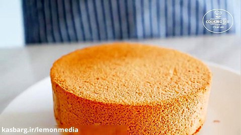 اموزش درست  کردن کیک اسفنجی پرتقالی