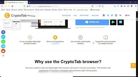 استخراج بیت‌کوین با کامپیوتر برنامه cryptotab browser مرورگر و سایت رایگان آسان