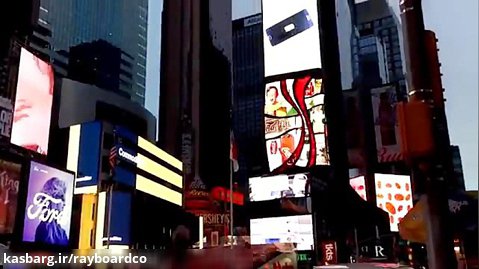 استفاده فوق العاده از ظرفیت دیجیتال ساینیج در میدان تایمز نیویورک