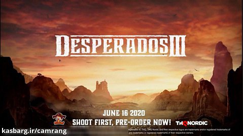 تیزر رسمی معرفی شخصیت Kate O'Hara در بازی Desperados 3