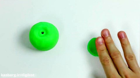آموزش خمیر بازی کودکان - میوه های رنگی