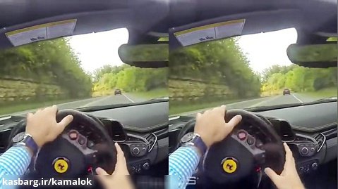 فیلم سه بعدی واقعیت مجازی - رانندگی با خودرو فراری