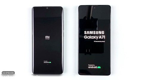 مقایسه سرعت عملکرد گوشی های گلکسی A71 و شیاومی Mi Note 10