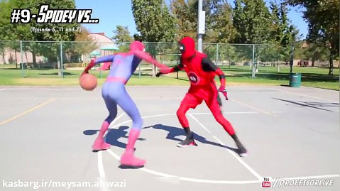 مرد عنکبوتی بسکتبالیست
