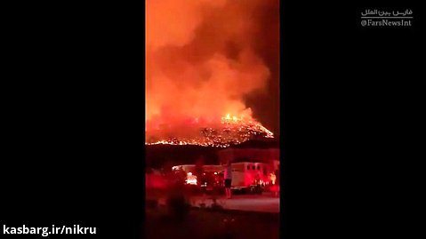 آتش‌سوزی گسترده در ایالت «یوتا» آمریکا