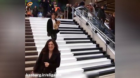 راه پله‌های پیانویی در فرانسه