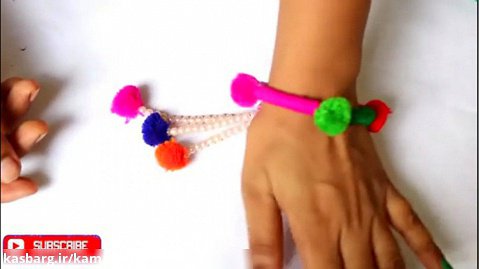 کاردستی - ساخت دستبند زیبای دخترانه