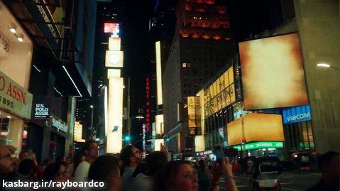 دیجیتال ساینیج تبلیغاتی فیلم هری پاتر در میدان تایمز