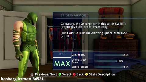 لباس Hydra Suit برای بازی Spider Man Amazing 2