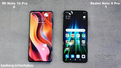 مقایسه سرعت و دوربین Xiaomi Redmi Note 8 Pro و Xiaomi Mi Note 10 Pro