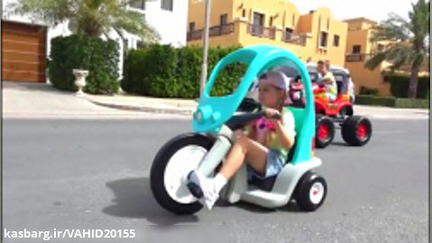 دیانا و روما - بازی دیانا و روما با اسباب بازی جدید - ماشین سواری