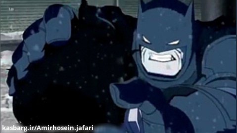 سکانس بتمن علیه سوپرمن در انیمیشن ( بازگشت شوالیه تاریکی ۲ ) - دوبله فارسی
