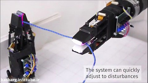 رباتی که به راحتی با سیم‌ها کار می‌کند
