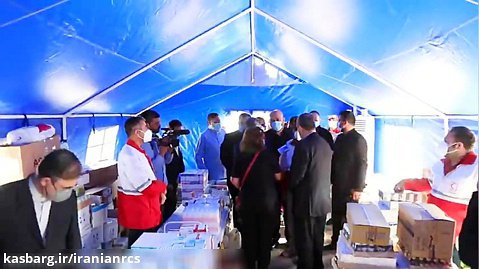 افتتاح بیمارستان صحرایی هلال‌احمر با حضور سفیر ایران در لبنان