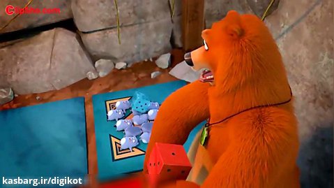 کارتون گریزی و موش های قطبی - بازی خرس و موش