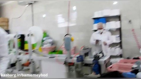 راه‌اندازی اولین کارگاه صنعتی تولید ماسک در میبد