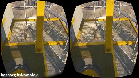 فیلم سه بعدی واقعیت مجازی- راه رفتن روی ارتفاع