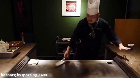مهارت جالب آشپز کره ای