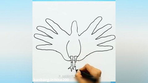آموزش خلاقانه نقاشی با دست و انگشت مناسب برای یادگیری کودکان