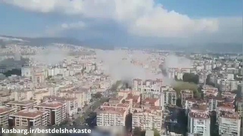 لحظه وقوع زلزله 6.9 ریشتری در ترکیه