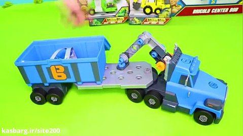 ماشین بازی - اسباب بازی کودکانه - جرثقیل/بولدوزر/تراکتور/کامیون