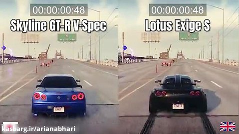 مقایسه سرعت ماشین های ژاپنی با انگلیسی در NFS HEAT