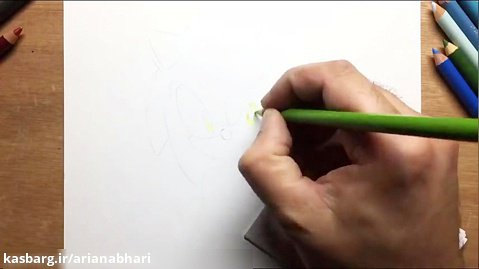 تایم لپس نقاشی کودکانه سونیک