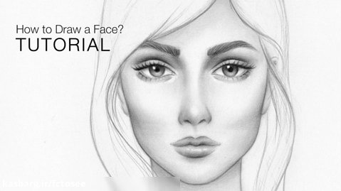نحوه ترسیم چهره برای مبتدیان - آموزش سایه زنی آسان